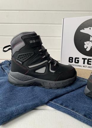 Bg termo термо ботинки для мальчика, термоботинки bg termo черные, b&amp;g termo2 фото