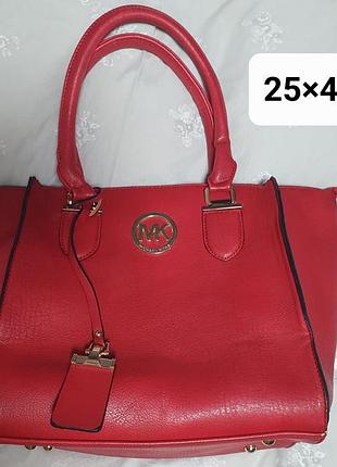 Сумочка красная michael kors