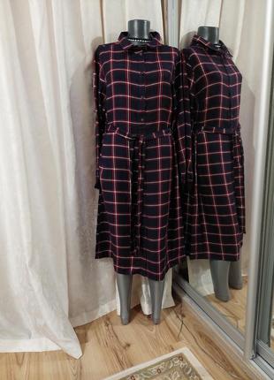 Новое с пояском платье 👗 рубашка 6