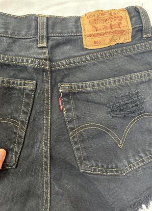 Нереальные джинсовые шорты от levi`s5 фото