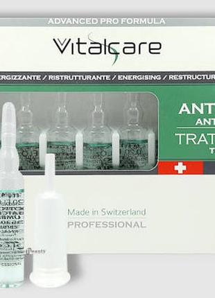 Ампульний догляд для чоловіків проти випадіння волосся vitalcare trattamento anticaduta uomo, швейцарська,1 фото