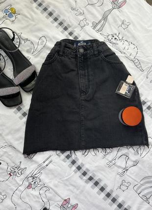 Класна джинсова юбка від hollister2 фото