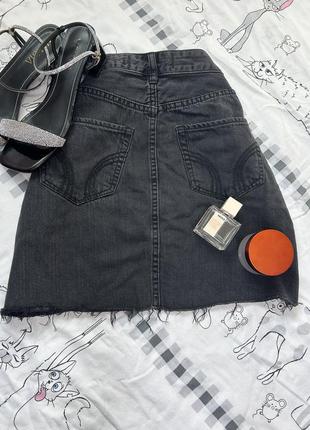 Классная джинсовая юбка от hollister5 фото