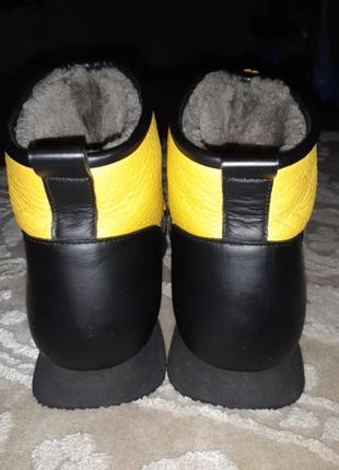 Зимние кожаные фабрические ботинки6 фото