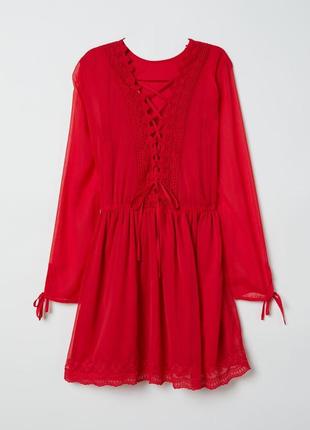 Плаття h&m червоне 2