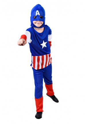 Карнавальный костюм капітана америка (100-130 см) 517135ми2 фото