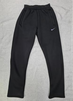 Теплые спортивные штаны nike , спортивные штаны с начесом трехнитка, мужские спортивные найк штаны осень зима, штаны старые и большие размеры батал6 фото