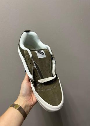 Мужские кеды ванс vans knu skool khaki3 фото