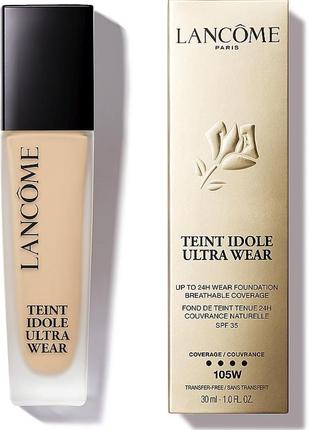 LancΩme teint ddole ultra wear 24h стойкий тональный крем spf 35