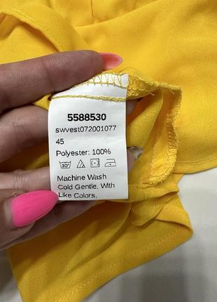 Топ блуза shein желтого цвета на размер м6 фото