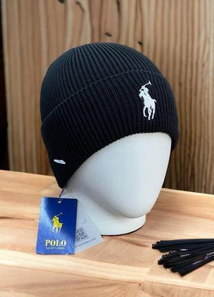 Унисекс шапка люксовая модель polo ralph lauren✨