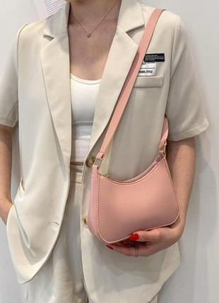 Компактна рожева сумочка2 фото