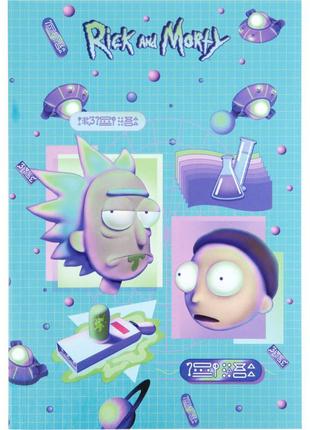 Блокнот kite rick and morty rm23-193-2, термобіндер, а5, 64 аркуші, нелінований