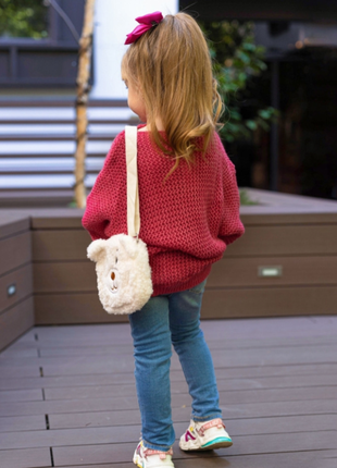 Детский свитер оверсайз 3 цвета ho-3988ми9 фото