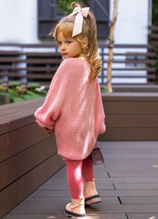 Детский свитер оверсайз 3 цвета ho-3988ми4 фото