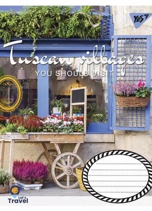 Набор школьных тетрадей yes tuscan villages 60 листов (10 штук) yes_766082_10p линия3 фото