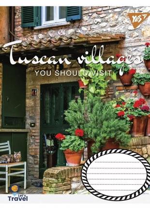 Набір шкільних зошитів yes tuscan villages 60 аркуша (10 штук) yes_766082_10p лінія5 фото