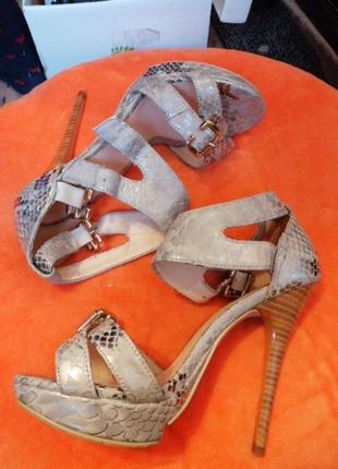 Босоножки питон 38р