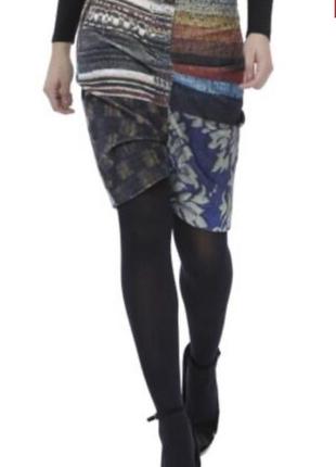 Спідниця, від desigual& christian lacroix,  жакард, пряма