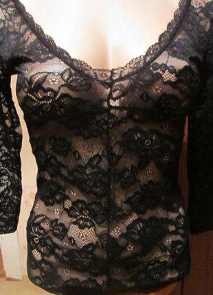 Очень сексуальное кружевное боди от topshop р.38