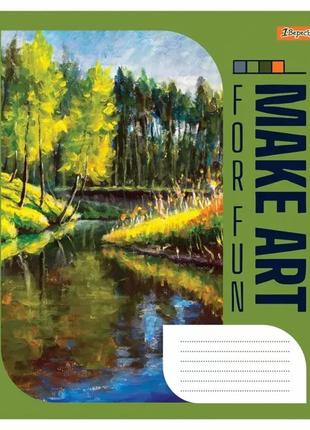 Набір шкільних зошитів 1в make art  24 аркуша (20 штук) 1в_766619_20p клітинка2 фото