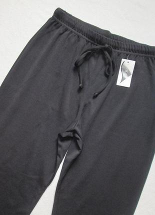 Классные прямые спортивные стрейчевые чёрыне штаны высокая посадка zeeman.2 фото
