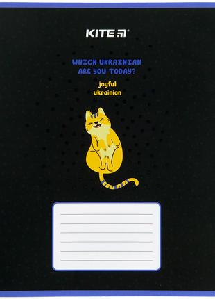 Комплект тетрадей в клетку kite украинские котики 10 шт 48 листов k22-259-4_10p9 фото