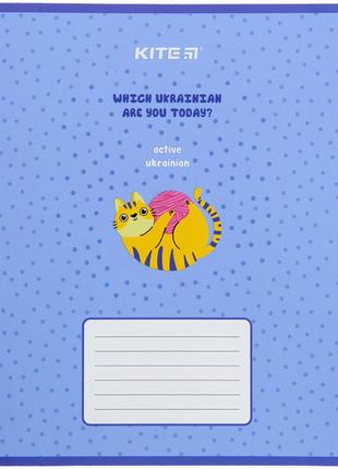 Комплект зошитів в клітину kite українські котики 10 шт 48 листів k22-259-4_10p4 фото