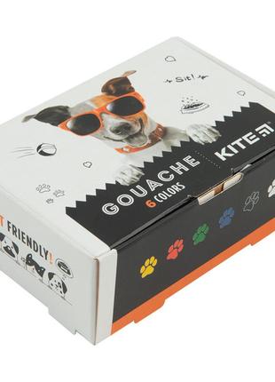 Гуаш kite dogs k23-062, 6 кольорів