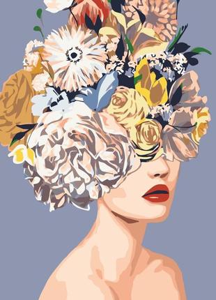 Картина по номерам яркая нежность 10048-ac