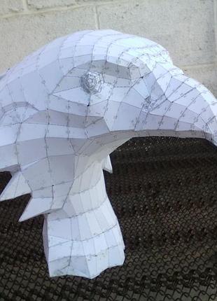 Paperkhan конструктор из картона орёл голова пазл оригами papercraft фигура развивающий набор антистресс