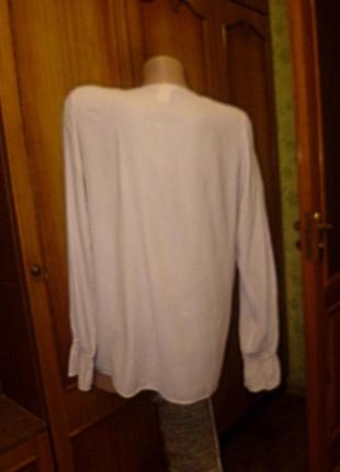 Фирменная пудровая блузка - кофточка легкая длинные рукава в стиле бохо3 фото
