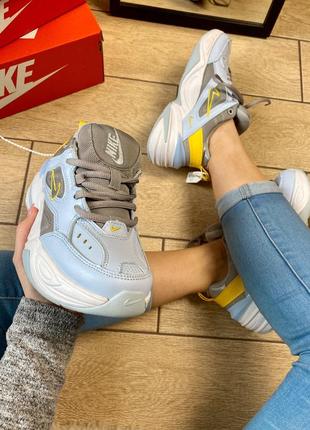 Nike m2k tekno blue grey, кросівки жіночі найк3 фото