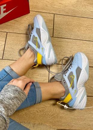 Nike m2k tekno blue grey, кросівки жіночі найк7 фото