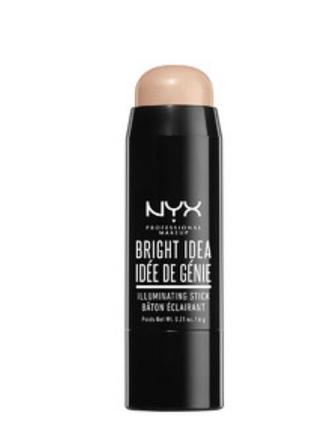 Иллюминатор в стике nyx bright idea illuminating stick, хайлайтер, оттенок biis 05 chardonnay shimmer