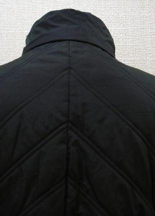 Стеганая демисезонная молодежная куртка с вязаными рукавами бренд authentic5 фото