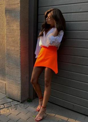 Юбка#zara#фуксія