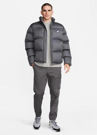 Куртка nike зимняя m club puffer jkt fb7368-068 оригинал1 фото