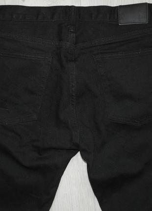 Gap denim 32х36 мужские джинсы классика прямые straight black rinse str s черные5 фото