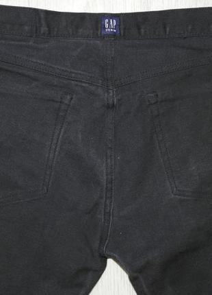 Gap denim 32х36 мужские джинсы классика прямые straight black rinse str s черные9 фото
