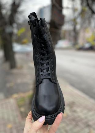 Теплые женские ботинки / зимние ботинки челсы 🥶3 фото