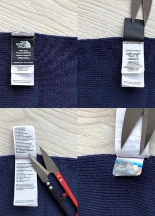 Шикарний шарф the north face norm scarf navy8 фото