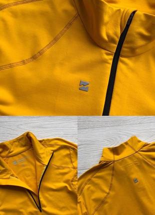Аутдорна кофта, лонгслів, пуловер mountain force swiss 1/3 zip long sleeve yelow4 фото