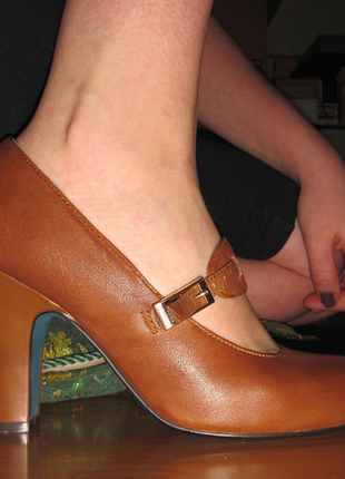 Туфлі шкіряні taupage (іспанія) аля вінтаж new vintage