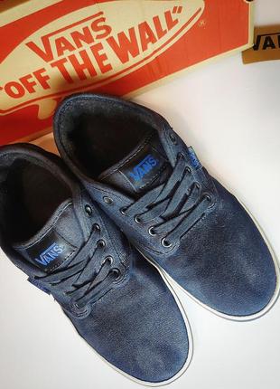 🔥 винтажные кроссовки vans classic era blue jeans denim 🔥3 фото