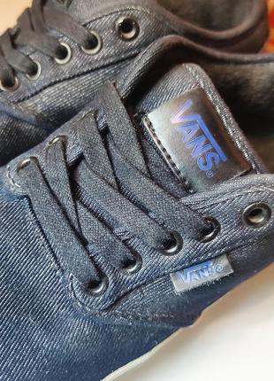 🔥 винтажные кроссовки vans classic era blue jeans denim 🔥5 фото