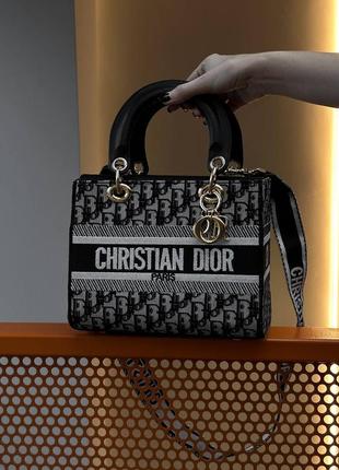 Розпродаж! жіночі сумки christian dior big d-lite silver textile1 фото