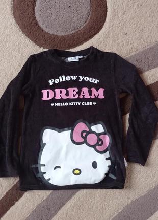 Велюровый свитшот на девочку