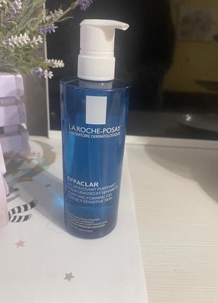 Гель-мусс для очищения лица la roche-posay effaclar purifying foaming gel для жирной и склонной к акне кожи, 50 мл