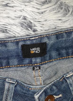 Джинсовые шорты бриджи yes or no размер 34/xs-s5 фото